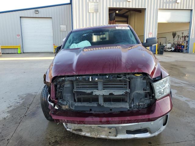 1C6RR7LT3KS558743 - 2019 RAM 1500 CLASS SLT ბურგუნდია ფოტო 5