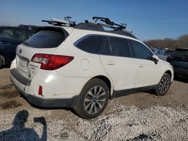 4S4BSEJC6F3205592 - 2015 SUBARU OUTBACK 3.6R LIMITED WHITE photo 3