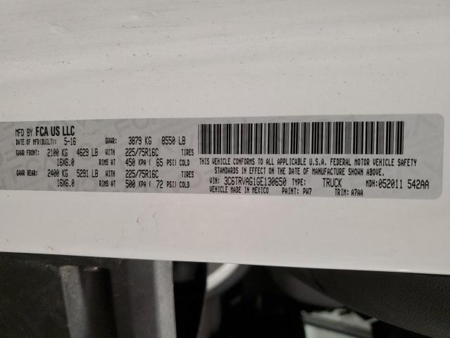 3C6TRVAG1GE130650 - 2016 RAM PROMASTER 1500 STANDARD Ağ foto 13