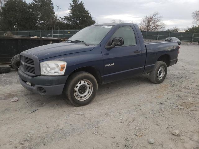 1D7HA16K58J209941 - 2008 DODGE RAM 1500 ST BLUE photo 1