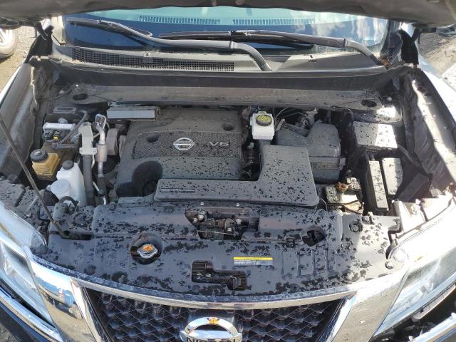 5N1AR2MM0FC691407 - 2015 NISSAN PATHFINDER S BLUE photo 12