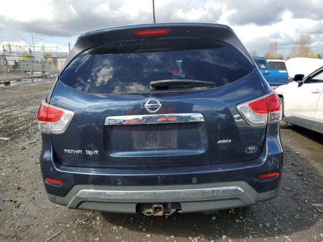5N1AR2MM0FC691407 - 2015 NISSAN PATHFINDER S BLUE photo 6