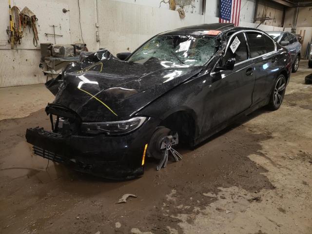 3MW5R7J08N8C46890 - 2022 BMW 330XI Noir photo 2