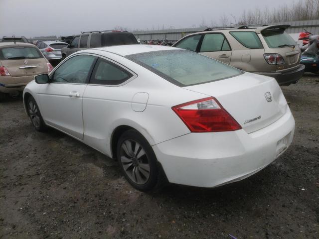 1HGCS12888A000366 - 2008 HONDA ACCORD EXL WHITE photo 2