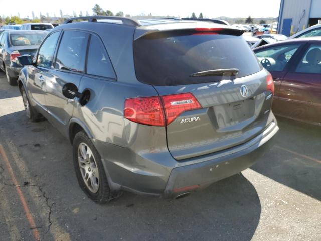 2HNYD28497H537654 - 2007 ACURA MDX TECHNOLOGY CHARCOAL photo 2