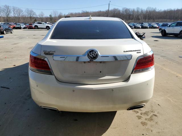 1G4GE5ED7BF250565 - 2011 BUICK LACROSSE CXS WHITE photo 6