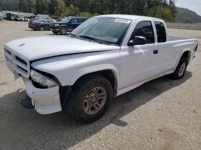 1D7HL32X83S239235 - 2003 DODGE DAKOTA SPORT WHITE photo 1