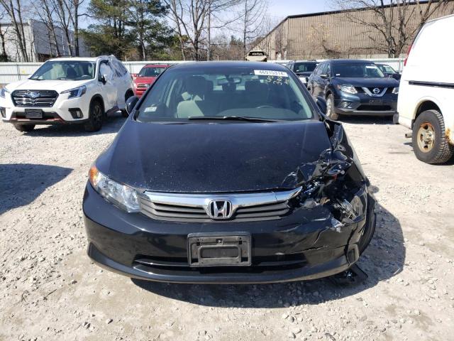 2HGFB2F52CH608171 - 2012 HONDA CIVIC LX BLACK photo 5