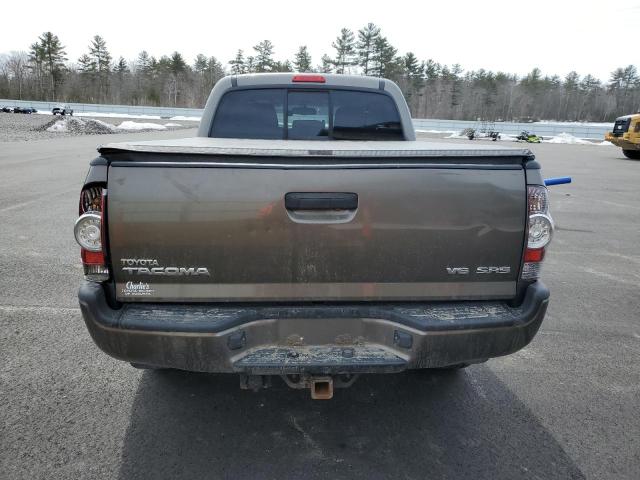 3TMMU52N49M009192 - 2009 TOYOTA TACOMA DOUBLE CAB LONG BED BROWN photo 6