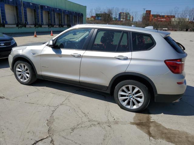 5UXWX9C52F0D46921 - 2015 BMW X3 XDRIVE28I GRAY photo 2