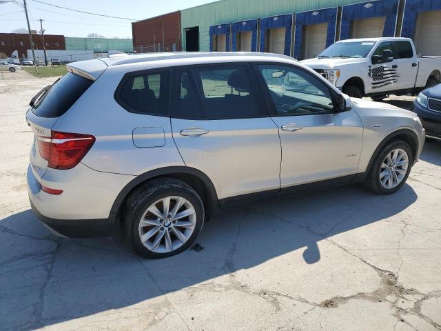 5UXWX9C52F0D46921 - 2015 BMW X3 XDRIVE28I GRAY photo 3