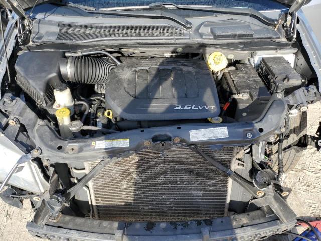 2C4RDGBG8ER170215 - 2014 DODGE CARAVAN SE SILVER photo 12