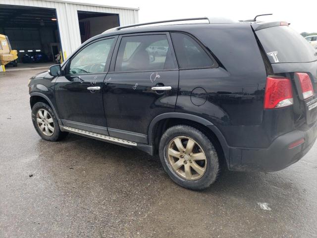 5XYKT3A19BG157547 - 2011 KIA SORENTO BASE BLACK photo 2