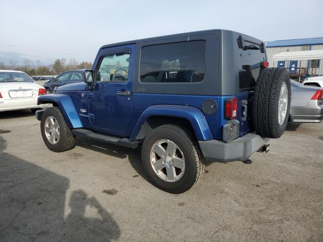 1J4FA54109L728348 - 2009 JEEP WRANGLER SAHARA BLUE photo 2