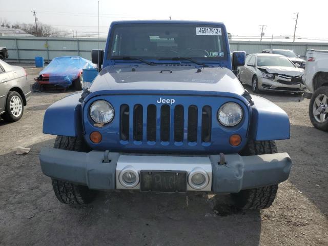 1J4FA54109L728348 - 2009 JEEP WRANGLER SAHARA BLUE photo 5