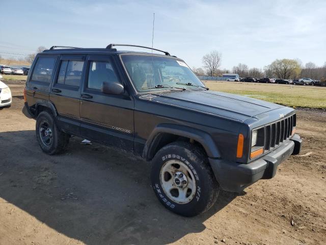 1J4FT28S6VL555618 - 1997 JEEP CHEROKEE SE BLACK photo 4