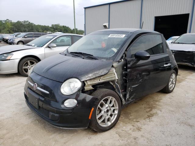 3C3CFFAR3DT698452 - 2013 FIAT 500 POP BLACK photo 1