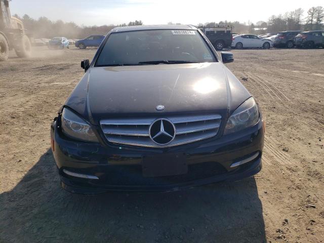 WDDGF5GBXBR166905 - 2011 MERCEDES-BENZ C 350 BLACK photo 5