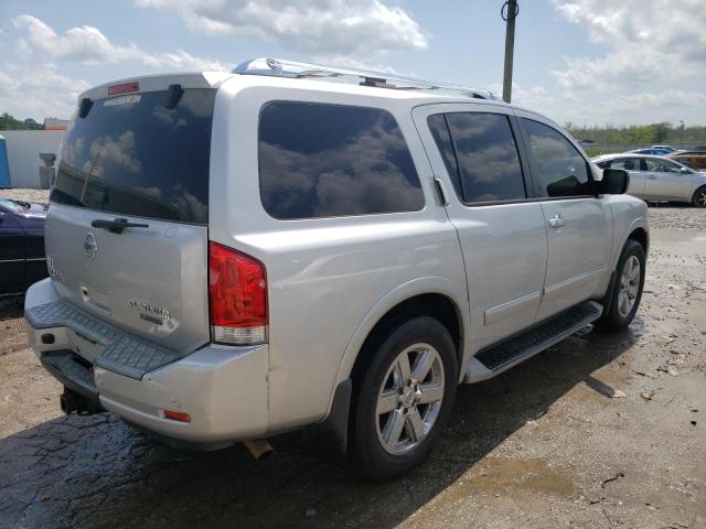 5N1BA0NF3AN614043 - 2010 NISSAN ARMADA PLATINUM SILVER photo 3