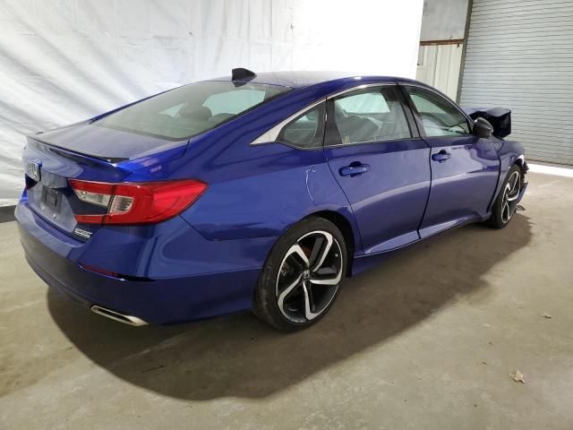 1HGCV1F4XNA066556 - 2022 HONDA ACCORD SPORT SE BLUE photo 3