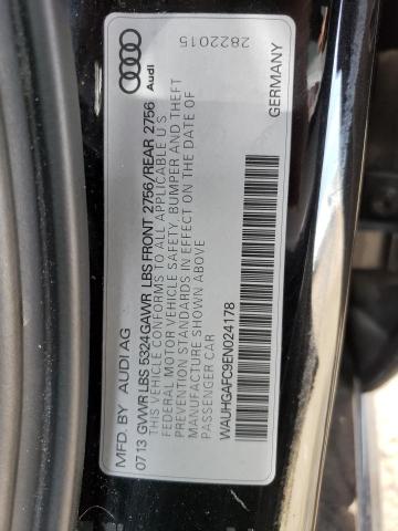 WAUHGAFC9EN024178 - 2014 AUDI A6 PRESTIGE გრაფიტი ფოტო 12