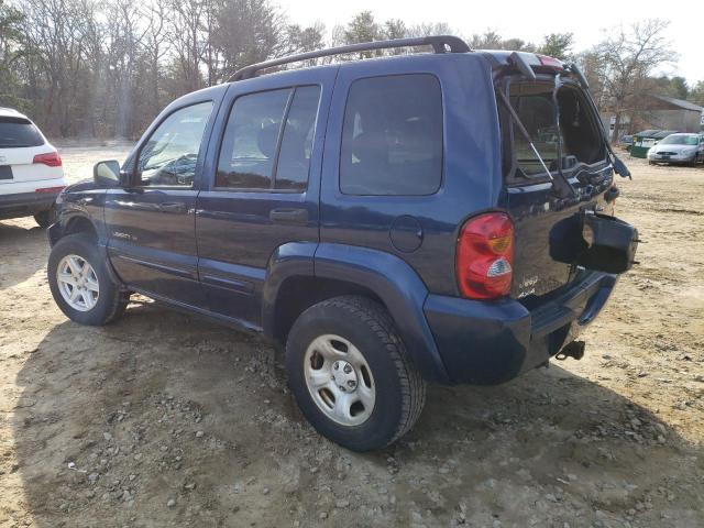 1J8GL58K02W357700 - 2002 JEEP LIBERTY LIMITED BLUE photo 2