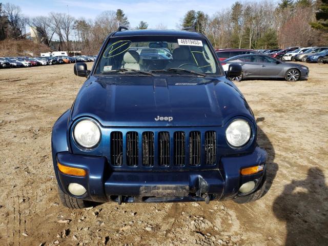 1J8GL58K02W357700 - 2002 JEEP LIBERTY LIMITED BLUE photo 5