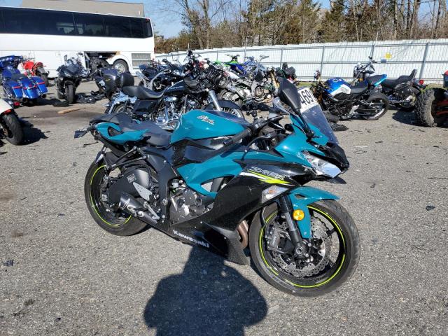 JKBZXJH14MA008971 - 2021 KAWASAKI ZX636 K TEAL photo 1