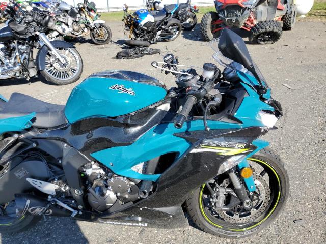 JKBZXJH14MA008971 - 2021 KAWASAKI ZX636 K TEAL photo 5