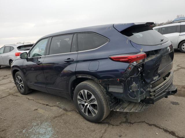 5TDGZRBH3NS201388 - 2022 TOYOTA HIGHLANDER XLE 蓝色 照片 2