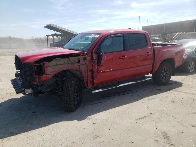 3TMCZ5AN0LM340602 - 2020 TOYOTA TACOMA DOUBLE CAB RED photo 1