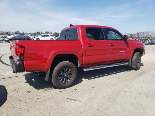 3TMCZ5AN0LM340602 - 2020 TOYOTA TACOMA DOUBLE CAB RED photo 3