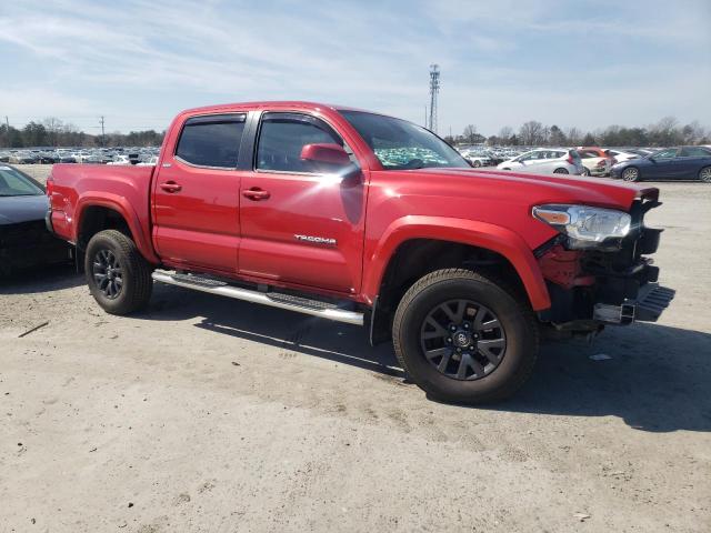 3TMCZ5AN0LM340602 - 2020 TOYOTA TACOMA DOUBLE CAB RED photo 4