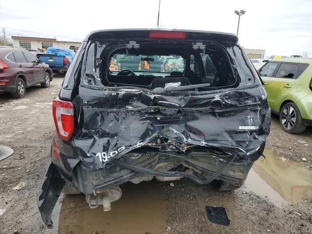 1FM5K8AT8KGA97722 - 2019 FORD EXPLORER POLICE INTERCEPTOR Qara foto 6