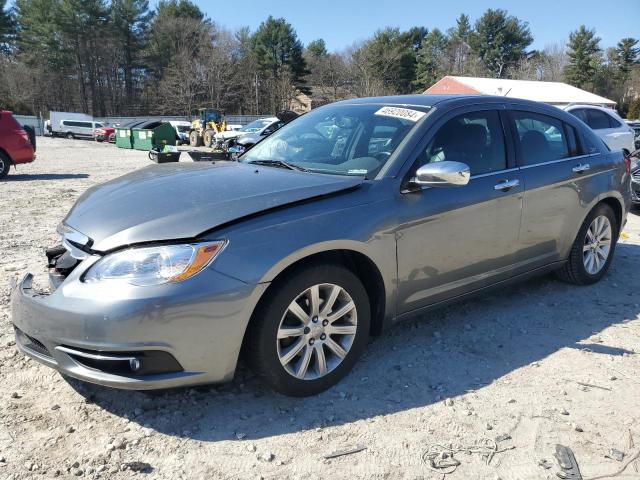 1C3CCBCG5DN611972 - 2013 CHRYSLER 200 LIMITED GRAY photo 1