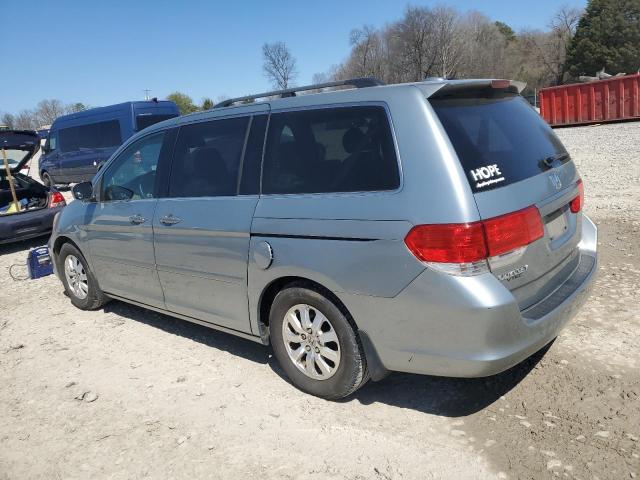 5FNRL3H79AB086834 - 2010 HONDA ODYSSEY EXL BLUE photo 2