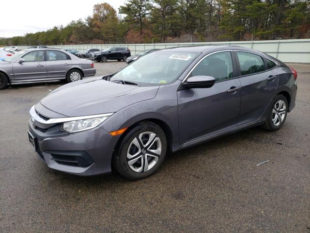 19XFC2F57HE225826 - 2017 HONDA CIVIC LX GRAY photo 1