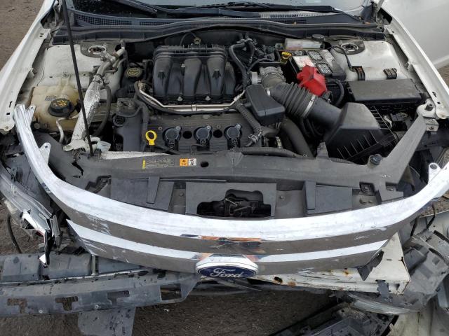 3FAHP0JG9CR421476 - 2012 FORD FUSION SEL WHITE photo 11