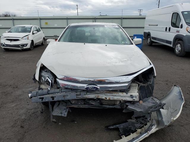 3FAHP0JG9CR421476 - 2012 FORD FUSION SEL WHITE photo 5