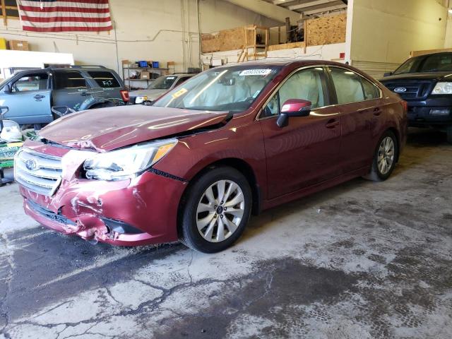 4S3BNAF6XH3037174 - 2017 SUBARU LEGACY 2.5I PREMIUM MAROON photo 1