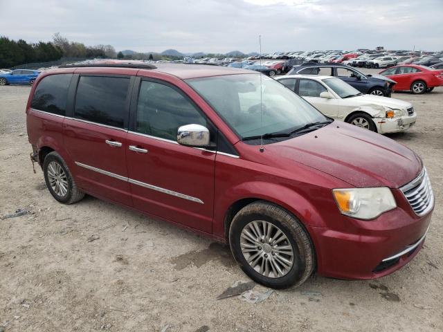 2C4RC1CG0DR597966 - 2013 CHRYSLER TOWN & COU TOURING L RED photo 4