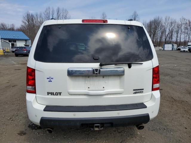 5FNYF48979B026766 - 2009 HONDA PILOT TOURING WHITE photo 6