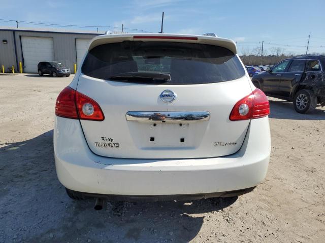 JN8AS5MV2BW271955 - 2011 NISSAN ROGUE S WHITE photo 6