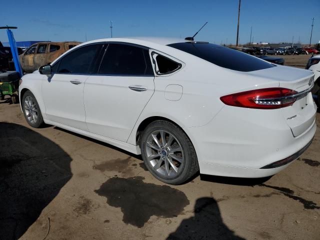 3FA6P0HDXHR156349 - 2017 FORD FUSION SE WHITE photo 2