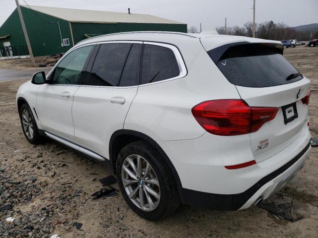 5UXTR9C52JLD89160 - 2018 BMW X3 XDRIVE30I WHITE photo 2