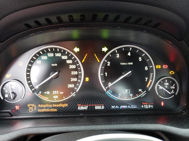 5UXXW7C52J0W64488 - 2018 BMW X4 XDRIVEM40I SILVER photo 9