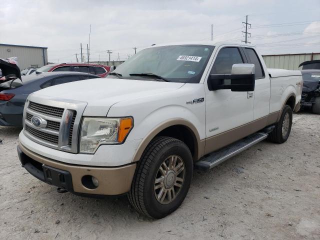 1FTFX1ET0BFB16412 - 2011 FORD F150 SUPER CAB WHITE photo 1