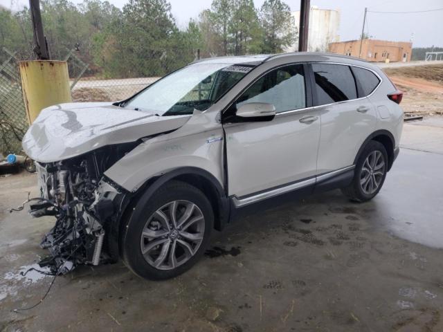 5J6RT6H95NL055547 - 2022 HONDA CR-V TOURING WHITE photo 1