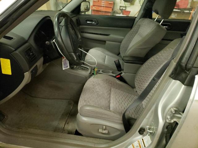 JF1SG65635H723666 - 2005 SUBARU FORESTER 2.5XS Күміс фото 7