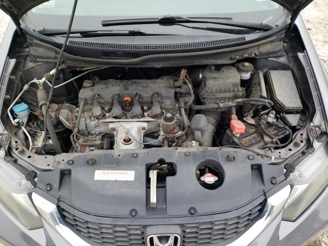 19XFB2F55FE202044 - 2015 HONDA CIVIC LX GRAY photo 11